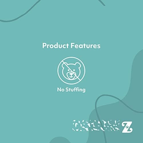 ZippyPaws Skinny Peltz - Fox, Raccoon, & Squirrel - No Stuffing Squeaky Dog Toys, Unstuffed Chew Toy for Small & Medium Breeds, Bulk Multi-Pack of 3 Soft Plush Toys, Flat No Stuffing Puppy Toys - 18" Pet Supplies - Image 6