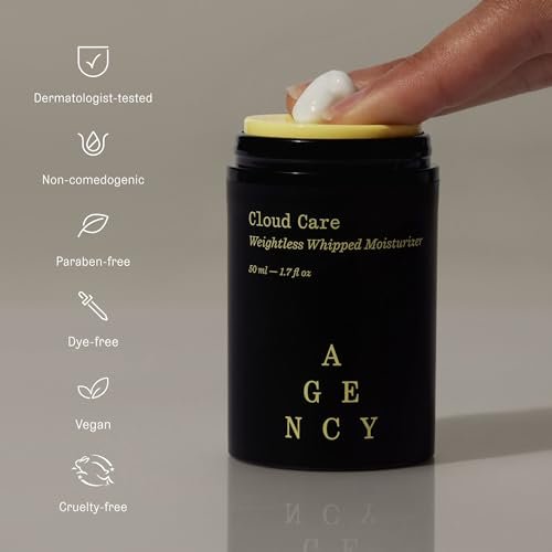 Agency Cloud Care Duo, Cream Oil Cleanser Face Wash and Weightless Whipped Moisturizer Face Cream, Hydrating Skin Care Set for Women and Men, 2pc Beauty & Personal Care - Image 8