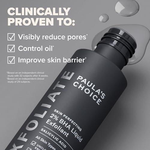Paulas Choice-SKIN PERFECTING 2% BHA Liquid Salicylic Acid Exfoliant-Facial Exfoliant for Blackheads, Enlarged Pores, Wrinkles & Fine Lines, 4 oz Bottle Paula's Choice: Beauty & Personal Care - Image 4