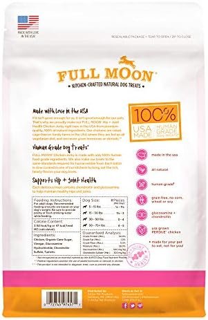 Full Moon Chicken Jerky Healthy All Natural Dog Treats Human Grade For Hip And Joint 12 oz Pet Supplies - Image 2
