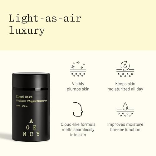 Agency Cloud Care Duo, Cream Oil Cleanser Face Wash and Weightless Whipped Moisturizer Face Cream, Hydrating Skin Care Set for Women and Men, 2pc Beauty & Personal Care - Image 6