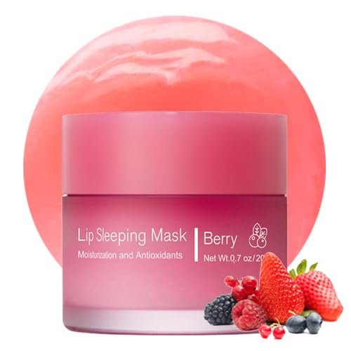 Sleeping lip mask, Nourish & Hydrate Lip Mask With Vitamin C, Antioxidants, Lip Balm, Lip Skin Care, Improve Lip Color, Reduce Lip Lines Beauty & Personal Care