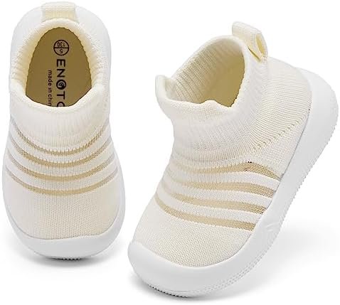 | Engtoy Baby Shoes Sock Shoes Baby Walking Shoes Infant Non-Slip Breathable Slippers with Soft Rubber Sole Baby Boys Girls Slip On Sneakers | Sneakers