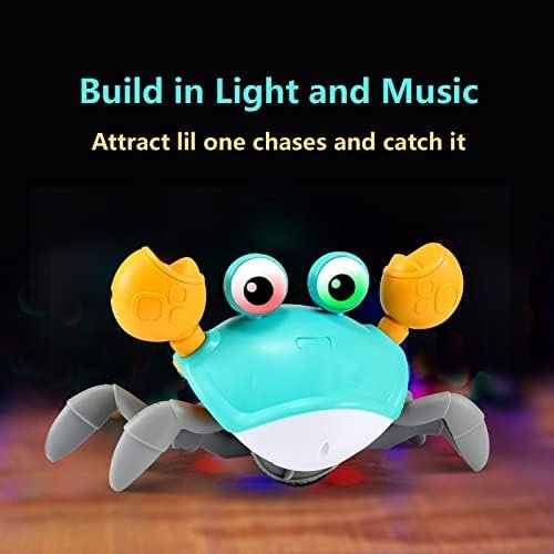 control future Crawling Crab Baby Toy - Infant Tummy Time Toys 3 4 5 6 7 8 9 10 11 12 Babies Boy 3-6 6-12 Learning Crawl 9-12 12-18 Walking Toddler 36 Months Old Music Development 1st Birthday Gifts Toys & Games - Image 3