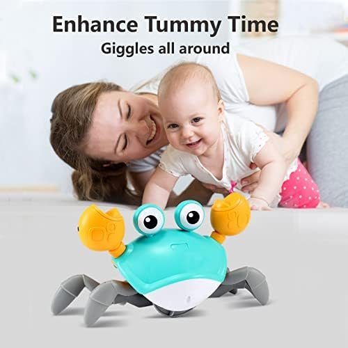 control future Crawling Crab Baby Toy - Infant Tummy Time Toys 3 4 5 6 7 8 9 10 11 12 Babies Boy 3-6 6-12 Learning Crawl 9-12 12-18 Walking Toddler 36 Months Old Music Development 1st Birthday Gifts Toys & Games - Image 4