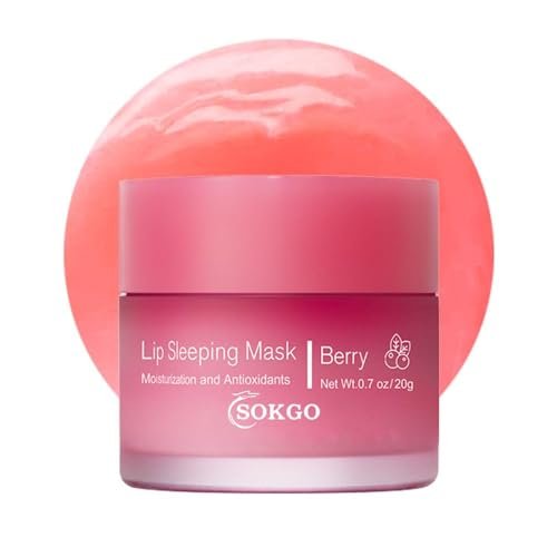 Sleeping lip mask, Nourish & Hydrate Lip Mask With Vitamin C, Antioxidants, Lip Balm, Lip Skin Care, Improve Lip Color, Reduce Lip Lines Beauty & Personal Care - Image 8
