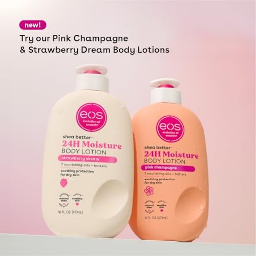 eos Shea Better Body Lotion- Vanilla Cashmere, 24-Hour Moisture Skin Care, Lightweight & Non-Greasy, Made with Natural Shea, Vegan, 16 fl oz Beauty & Personal Care - Image 6