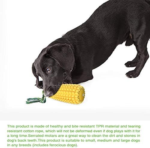 Pet Supplies Carllg Dog Chew Toys for Aggressive Chewers, Indestructible Tough Durable Squeaky Interactive Dog Toys, Puppy Teeth Chew Corn Stick Toy for Small Meduium Large Breed - Image 7