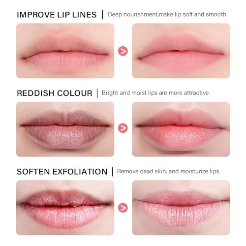 Sleeping lip mask, Nourish & Hydrate Lip Mask With Vitamin C, Antioxidants, Lip Balm, Lip Skin Care, Improve Lip Color, Reduce Lip Lines Beauty & Personal Care - Image 5