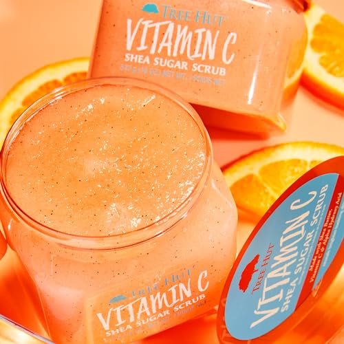 Tree Hut Vitamin C Shea Sugar Scrub, 18 oz, Ultra Hydrating and Exfoliating Scrub for Nourishing Essential Body Care Beauty & Personal Care - Image 3