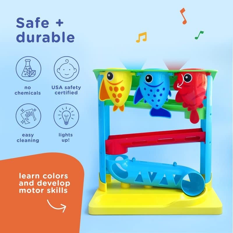 Move2Play, Feed The Fish, Interactive Baby Toy, 1 Year Old Birthday Gift For Boys & Girls, 9-12 Months, 6 7 8 9 10 12+ Months Toys & Games - Image 3