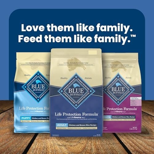Blue Buffalo Life Protection Formula Adult Dry Dog Food, Helps Build and Maintain Strong Muscles, Made with Natural Ingredients, Chicken & Brown Rice Recipe, 5-lb. Bag Pet Supplies - Image 9