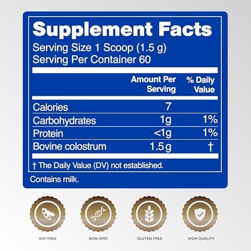 Mentor Colostrum Powder Supplement for Humans - Organic Bovine Colostrum Supplement for Gut Health, Hair Growth, Beauty, and Immune Support - Colostrum Protein Health & Household - Image 2
