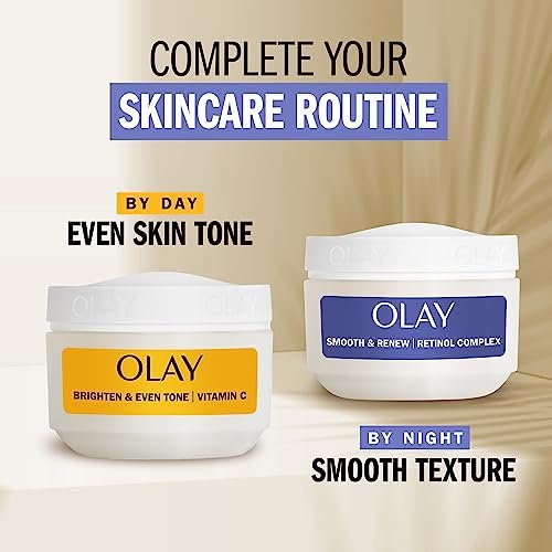 Olay Smooth & Renew Retinol Face Moisturizer, 2 oz Fragrance Free Night Cream for Fine Lines and Wrinkles with Retinoid Complex, Recyclable Eco Jar Packaging, Value Size Beauty & Personal Care - Image 7