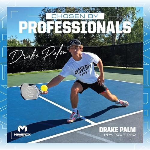 Maverix Havik -16 Professional Carbon Fiber Pickleball Paddle | Ultimate Power, Spin, and Control | Raw Carbon Fiber Design with Cover | Sports & Outdoors - Image 2