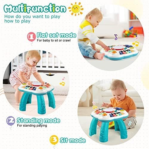 BACCOW Baby & Toddler Toys, Baby Activity Center 6 to 12-18 Month Old, Learning Musical Table Toys for 1 2 3 Year Old Boys Girls Gifts Toys & Games - Image 3