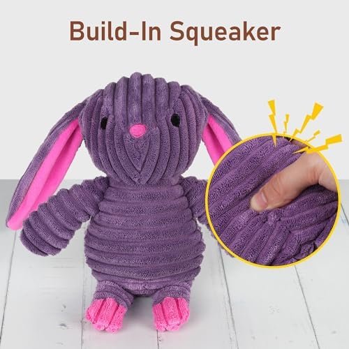 Pet Supplies PrimePets Dog Toys, 5 Pack, Plush Dog Squeaky Toys, Assortment Value Bundle Animal Pet Toy for Small Medium Large Dogs, Stuffed Puppy Chew Toy, Cute Dog Gift Toys - Image 4