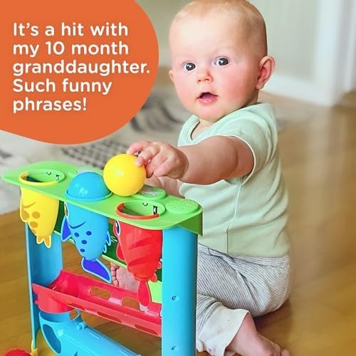 Move2Play, Feed The Fish, Interactive Baby Toy, 1 Year Old Birthday Gift For Boys & Girls, 9-12 Months, 6 7 8 9 10 12+ Months Toys & Games - Image 5
