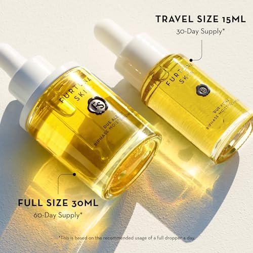 Furtuna Skin Biphase Moisturizing Oil - Hydrating, Plumping & Protecting Face, Neck, and Decollete Oil, Vegan & Cruelty-Free, Organic Olive Oil-Infused, 30ml Beauty & Personal Care - Image 8