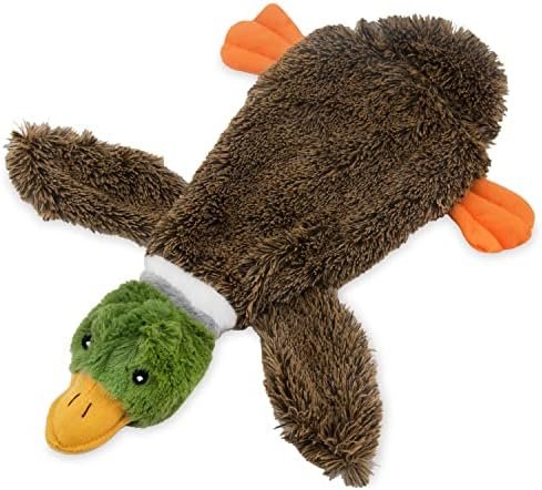 Pet Supplies Pet Toys Best Pet Supplies 2-in-1 Stuffless Squeaky Dog Toys with Soft, Durable Fabric for Small, Medium, and Large Pets, No Stuffing for Indoor Play, Supports Active Biting and Play - 1Wild Duck, Small :