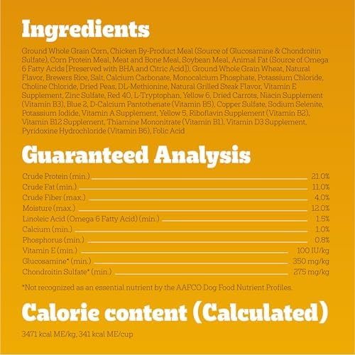 Pedigree Complete Nutrition Adult Small Dog Dry Dog Food, Grilled Steak and Vegetable Flavor, 14 lb. Bag Pet Supplies - Image 6