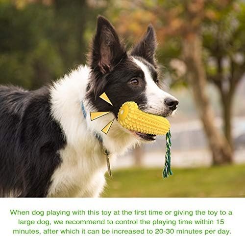 Pet Supplies Carllg Dog Chew Toys for Aggressive Chewers, Indestructible Tough Durable Squeaky Interactive Dog Toys, Puppy Teeth Chew Corn Stick Toy for Small Meduium Large Breed - Image 6