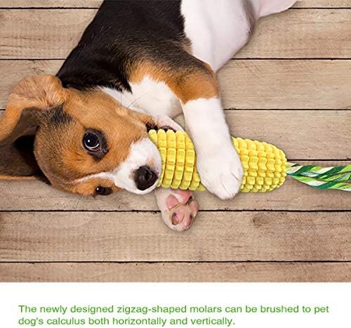 Pet Supplies Carllg Dog Chew Toys for Aggressive Chewers, Indestructible Tough Durable Squeaky Interactive Dog Toys, Puppy Teeth Chew Corn Stick Toy for Small Meduium Large Breed - Image 5
