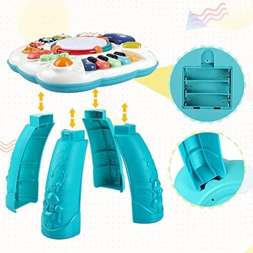 BACCOW Baby & Toddler Toys, Baby Activity Center 6 to 12-18 Month Old, Learning Musical Table Toys for 1 2 3 Year Old Boys Girls Gifts Toys & Games - Image 5