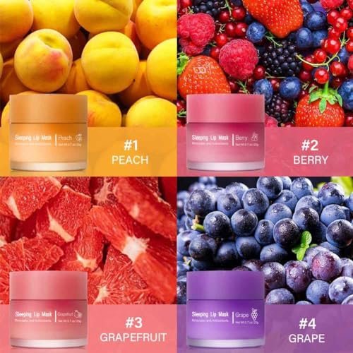 Sleeping lip mask, Nourish & Hydrate Lip Mask With Vitamin C, Antioxidants, Lip Balm, Lip Skin Care, Improve Lip Color, Reduce Lip Lines Beauty & Personal Care - Image 7