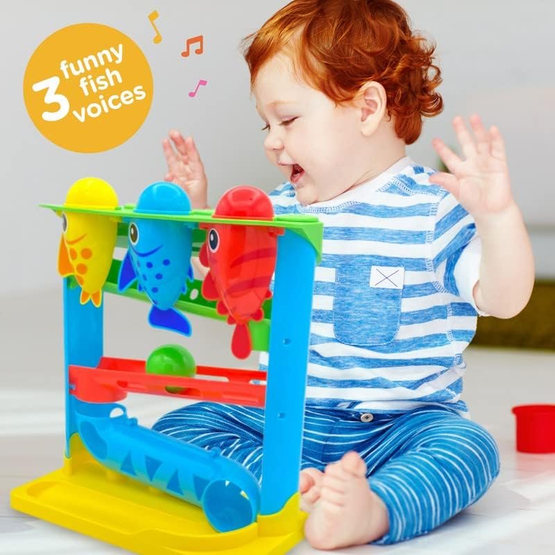 Move2Play, Feed The Fish, Interactive Baby Toy, 1 Year Old Birthday Gift For Boys & Girls, 9-12 Months, 6 7 8 9 10 12+ Months Toys & Games - Image 4
