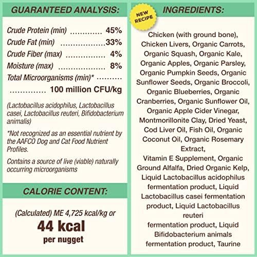 Primal Freeze Dried Dog Food Nuggets, Chicken; Complete Balanced Meal, Topper or Treat; Premium, Healthy, Grain Free, High Protein Raw Dog Food, 14 oz Pet Supplies - Image 6