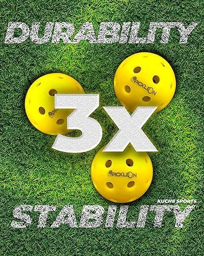 PickleOn Sports Outdoor Pickleballs - USA Approved, 50 Packs, 40 Hole, Plastic Balls Sports & Outdoors - Image 4